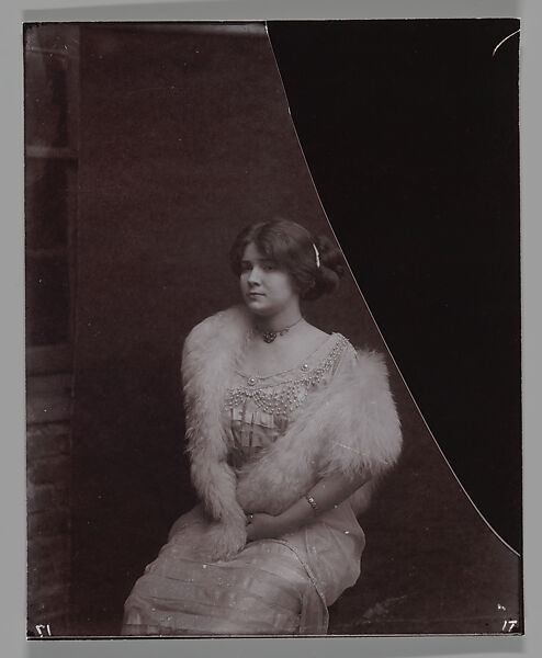 [Storyville Portrait], E. J. Bellocq (American, 1873–1949), Gelatin silver print from glass negative 