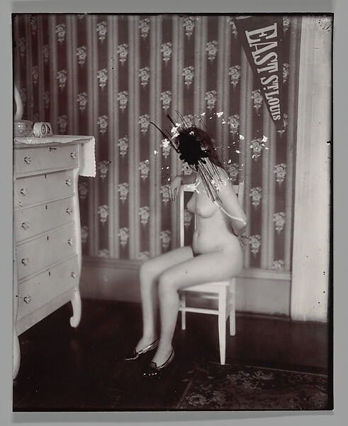 [Storyville Portrait], E. J. Bellocq (American, 1873–1949), Gelatin silver print from glass negative 