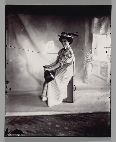 [Storyville Portrait], E. J. Bellocq (American, 1873–1949), Gelatin silver print from glass negative 