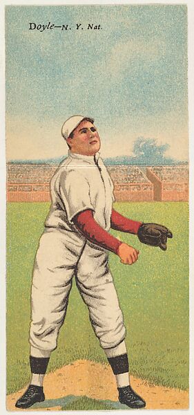 Doyle, New York, National League, from the Mecca Double Folder series (T201), Issued by Mecca Cigarettes (American), Commercial color lithograph 
