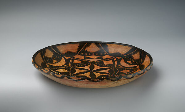 Platter, Ceramic, pigment, Kabyle peoples