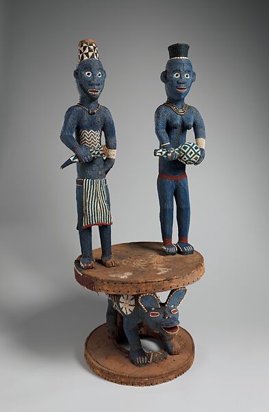 Throne of Njouteu, Grassfields carver and master beader, Wood, glass beads, cloth, cowrie shells, Bamileke