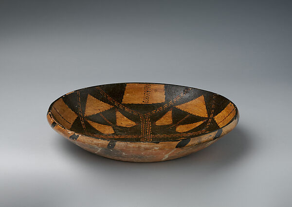 Platter, Ceramic, pigment, Kabyle peoples
