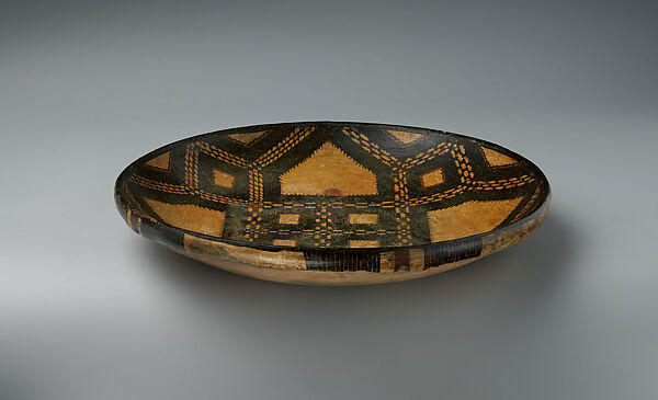 Platter, Ceramic, pigment, Kabyle peoples