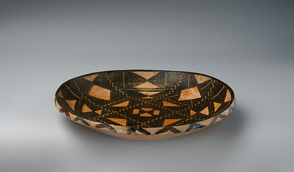 Platter, Ceramic, pigment, Kabyle peoples