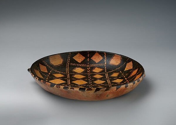 Platter, Ceramic, pigment, Kabyle peoples