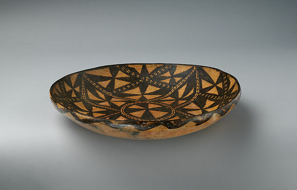 Platter, Ceramic, pigment, Kabyle peoples