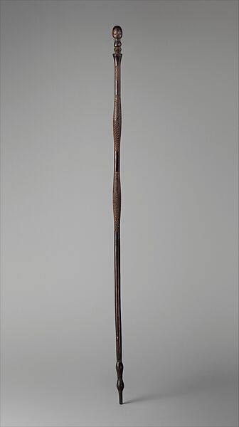 Staff: Head Finial, Wood, Makonde 