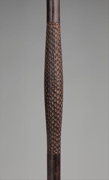 Staff: Head Finial, Wood, Makonde