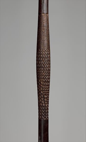 Staff: Head Finial, Wood, Makonde