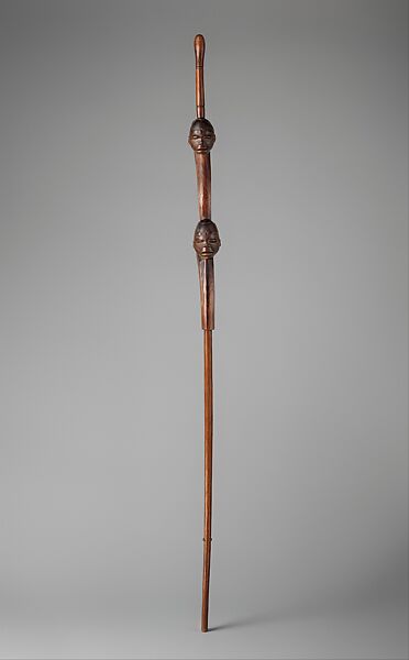 Staff with Two Heads, Wood, Makonde 