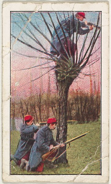Card No. 231, Battle of the Year, from the World War I Scenes series (T121) issued by Sweet Caporal Cigarettes, Issued by American Tobacco Company, Photolithograph 