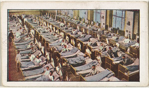 Card No. 239, Germans Care for Wounded Frenchmen in Berlin, from the World War I Scenes series (T121) issued by Sweet Caporal Cigarettes, Issued by American Tobacco Company, Photolithograph 