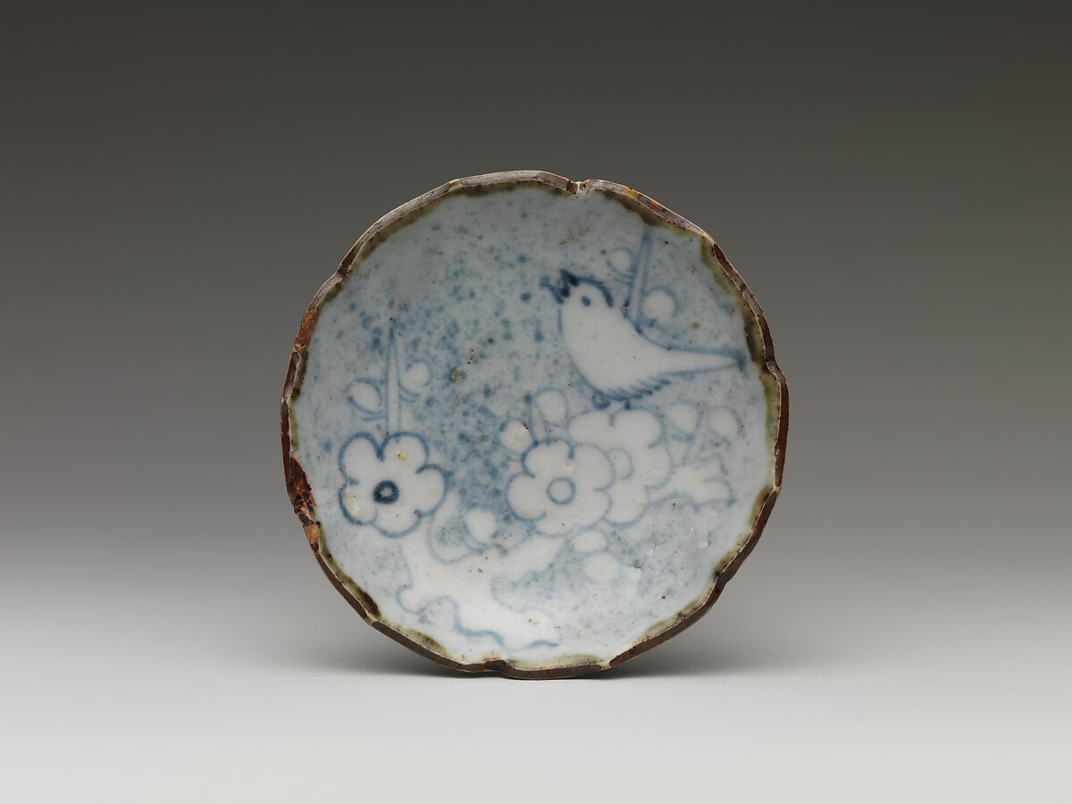 Dish, Porcelain with underglaze blue (Hizen ware), Japan 