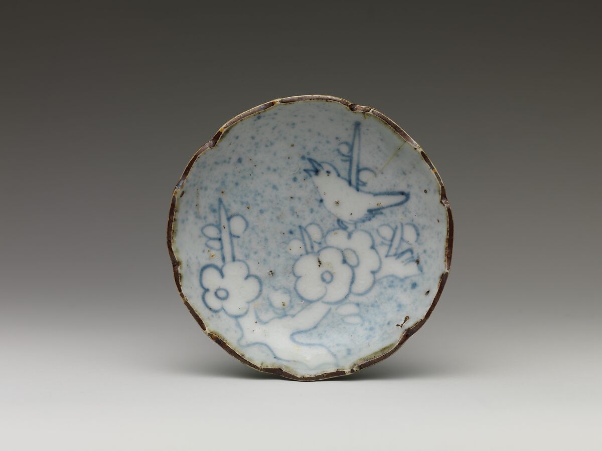 Dish, Porcelain with underglaze blue (Hizen ware), Japan 