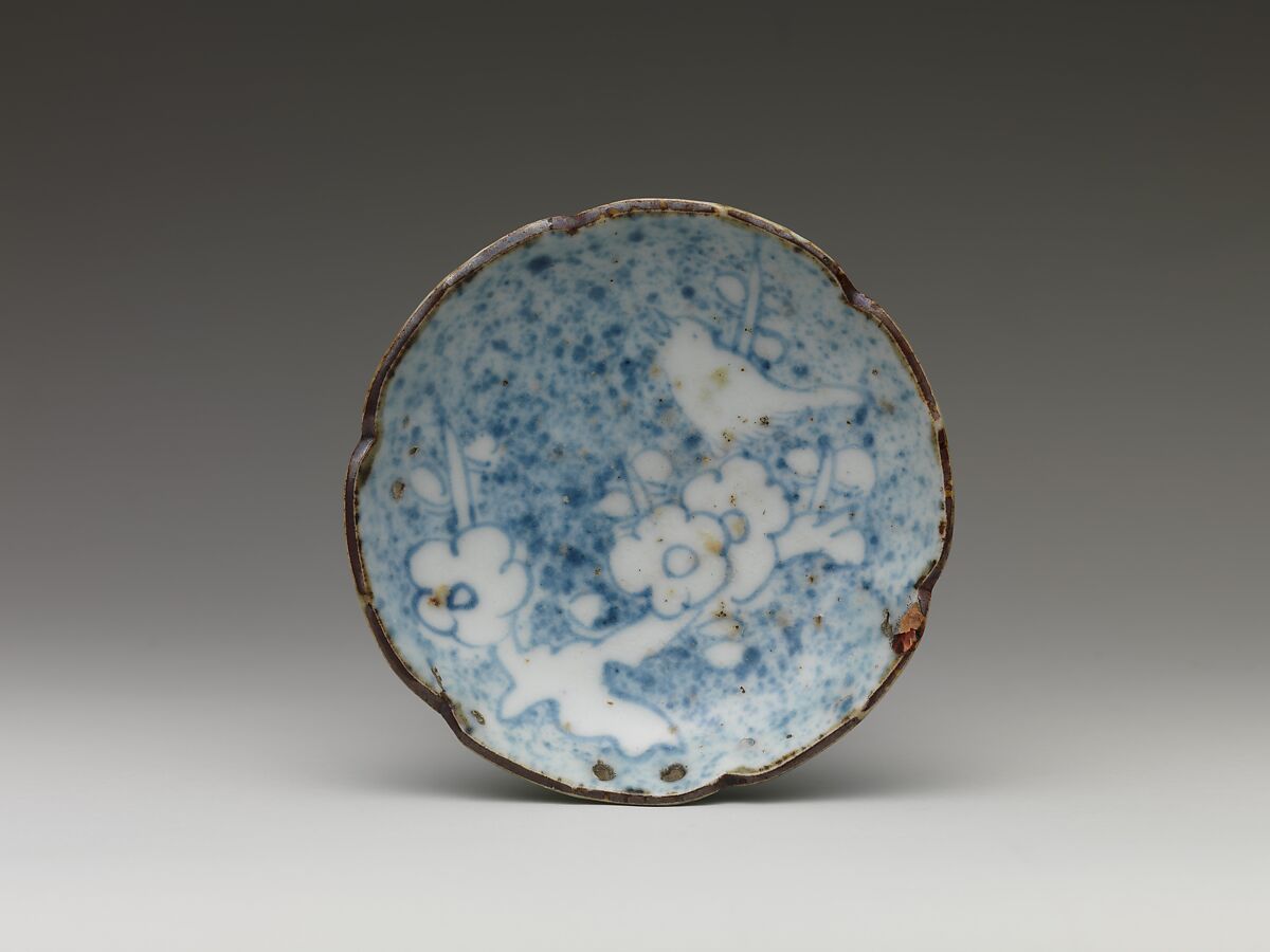 Dish, Porcelain with underglaze blue (Hizen ware), Japan 