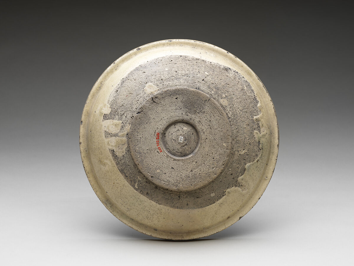 Ishizara with Willow Branch, Stoneware with iron brown and cobalt blue under transparent glaze (Seto ware), Japan