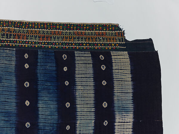 Embroidered Woman's Wrapper, Wodaabe-Fulani artist, Cotton, dye, Wodaabe-Fulani peoples