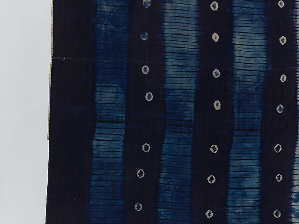 Embroidered Woman's Wrapper, Wodaabe-Fulani artist, Cotton, dye, Wodaabe-Fulani peoples