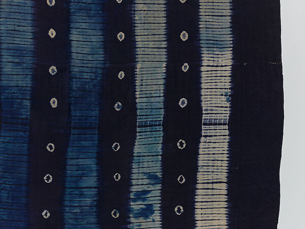 Embroidered Woman's Wrapper, Wodaabe-Fulani artist, Cotton, dye, Wodaabe-Fulani peoples