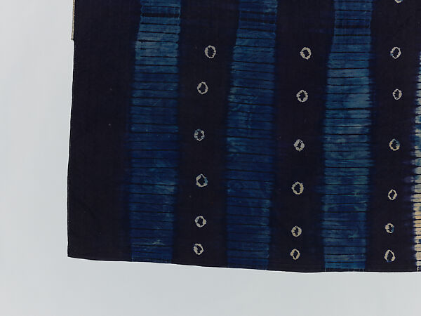 Embroidered Woman's Wrapper, Wodaabe-Fulani artist, Cotton, dye, Wodaabe-Fulani peoples