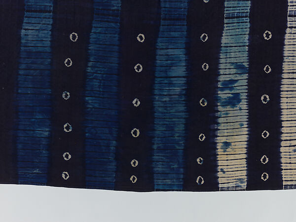 Embroidered Woman's Wrapper, Wodaabe-Fulani artist, Cotton, dye, Wodaabe-Fulani peoples