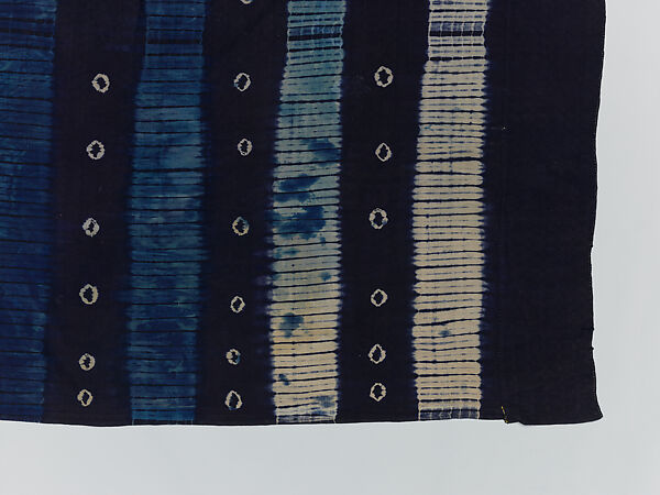 Embroidered Woman's Wrapper, Wodaabe-Fulani artist, Cotton, dye, Wodaabe-Fulani peoples