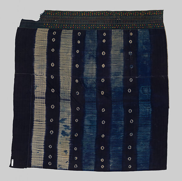 Embroidered Woman's Wrapper, Wodaabe-Fulani artist, Cotton, dye, Wodaabe-Fulani peoples