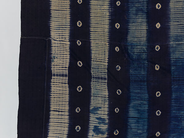 Embroidered Woman's Wrapper, Wodaabe-Fulani artist, Cotton, dye, Wodaabe-Fulani peoples