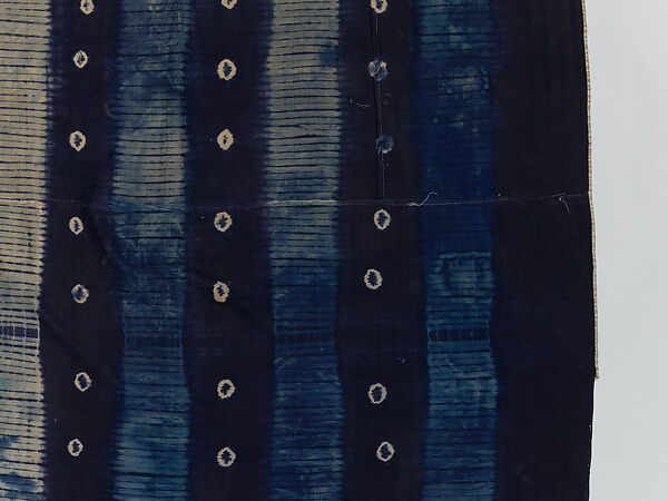 Embroidered Woman's Wrapper, Wodaabe-Fulani artist, Cotton, dye, Wodaabe-Fulani peoples