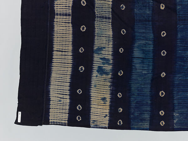 Embroidered Woman's Wrapper, Wodaabe-Fulani artist, Cotton, dye, Wodaabe-Fulani peoples