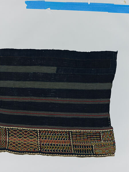 Embroidered Woman's Wrapper, Wodaabe-Fulani artist, Cotton, dye, Wodaabe-Fulani peoples