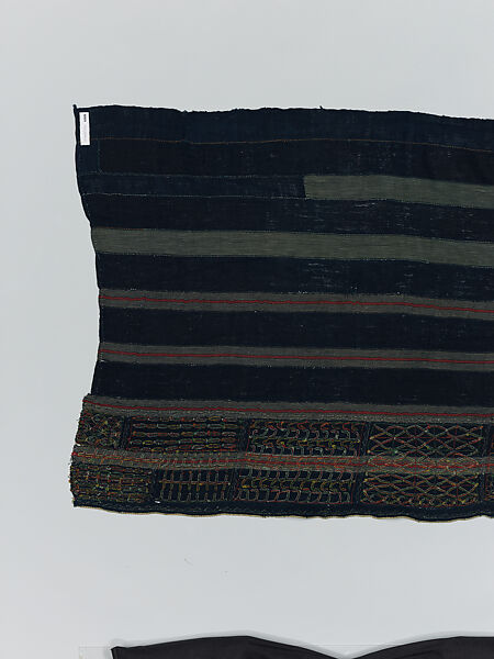 Embroidered Woman's Wrapper, Wodaabe-Fulani artist, Cotton, dye, Wodaabe-Fulani peoples