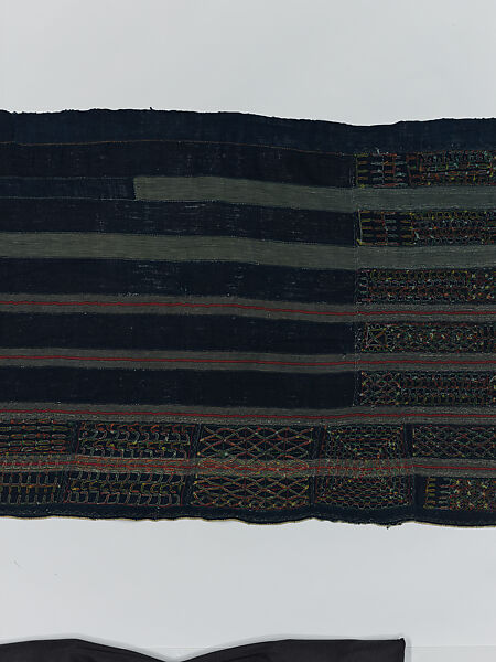 Embroidered Woman's Wrapper, Wodaabe-Fulani artist, Cotton, dye, Wodaabe-Fulani peoples