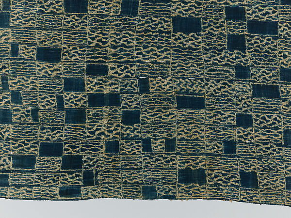 Royal Display Cloth (Ndop), Cotton, dye, Grassfields Region