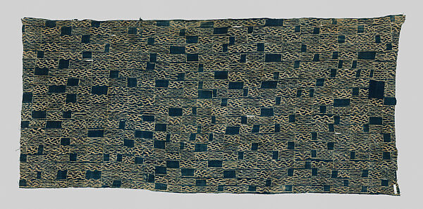 Royal Display Cloth (Ndop), Cotton, dye, Grassfields Region
