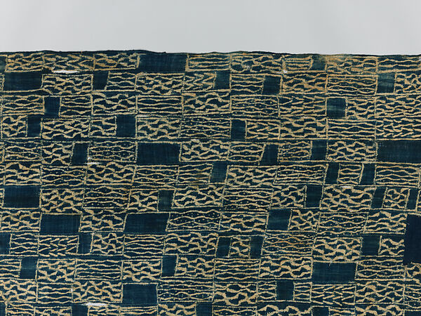 Royal Display Cloth (Ndop), Cotton, dye, Grassfields Region