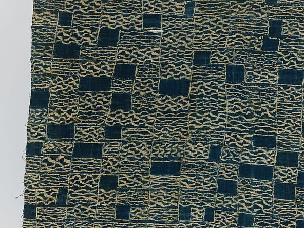 Royal Display Cloth (Ndop), Cotton, dye, Grassfields Region