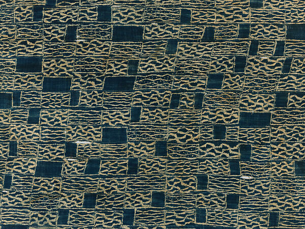 Royal Display Cloth (Ndop), Cotton, dye, Grassfields Region