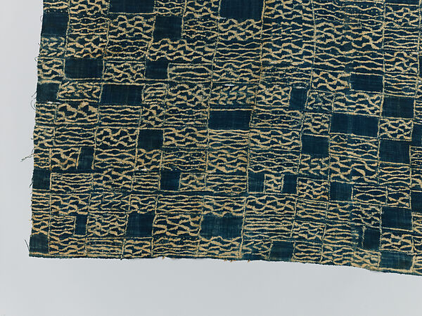 Royal Display Cloth (Ndop), Cotton, dye, Grassfields Region