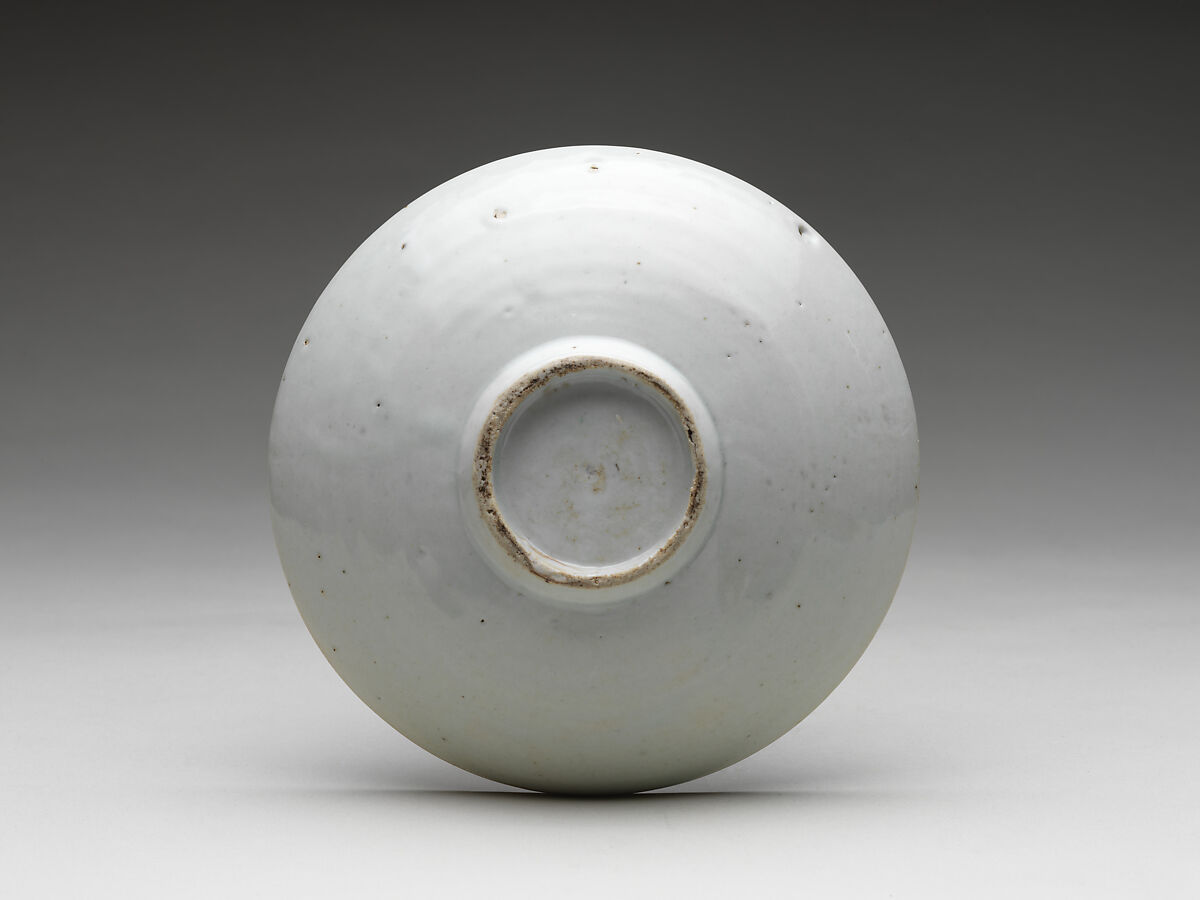 Set of Three Everyday Vessels (Kurawanka Bowls) with Flowers, Porcelain with cobalt blue under transparent glaze (Hizen ware, Hasami type), Japan