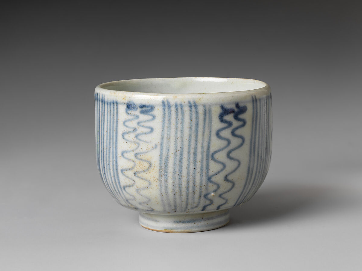 Soba cup, Porcelain with underglaze blue (Hizen ware), Japan