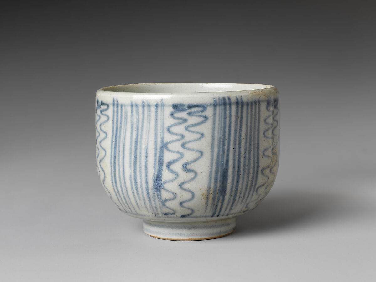Soba cup, Porcelain with underglaze blue (Hizen ware), Japan