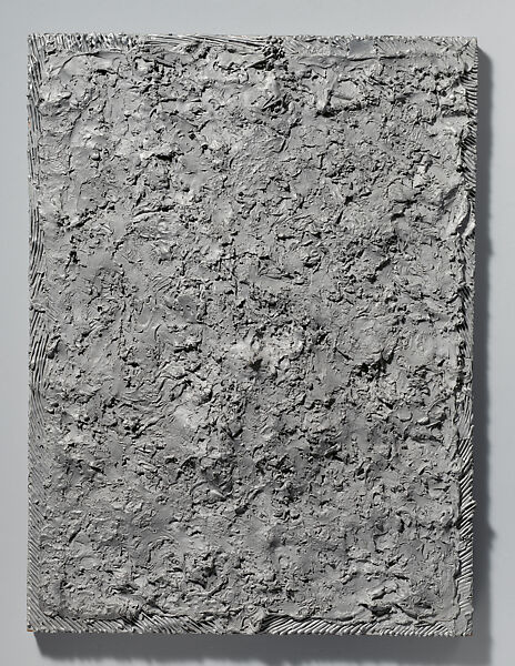 Untitled (Pin), Lucas Samaras (American (born Greece), Kastoria 1936–2024 New York), Sculp-Metal, liquid aluminum, safety pin on wood 