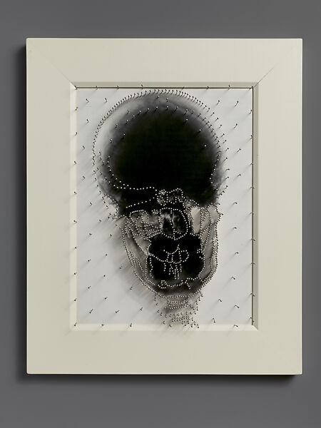 Untitled, Lucas Samaras (American (born Greece), Kastoria 1936–2024 New York), X-ray print and pins on cardboard 