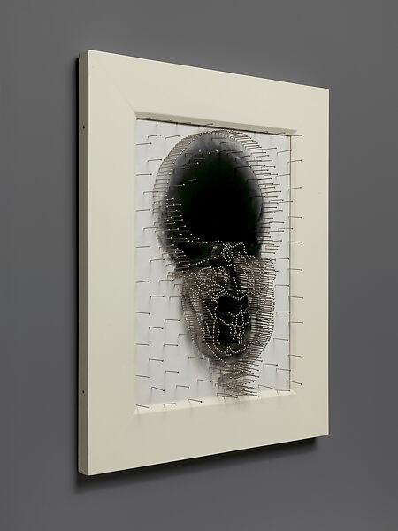 Untitled, Lucas Samaras (American (born Greece), Kastoria 1936–2024 New York), X-ray print and pins on cardboard