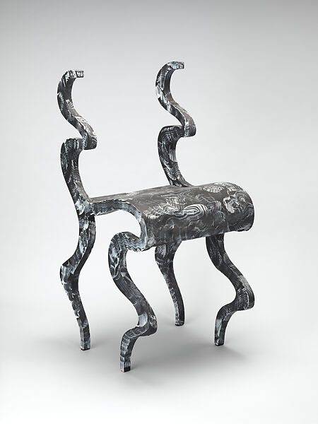 Chair Transformation #17A, Lucas Samaras (American (born Greece), Kastoria 1936–2024 New York), Acrylic on wood 