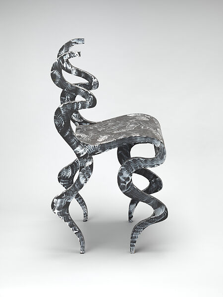 Chair Transformation #17A, Lucas Samaras (American (born Greece), Kastoria 1936–2024 New York), Acrylic on plywood