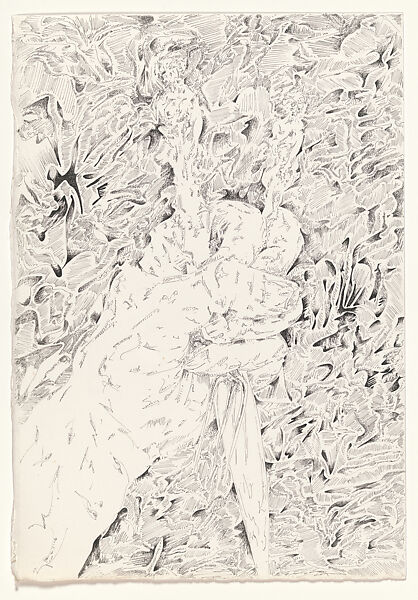 Untitled #11, Lucas Samaras (American (born Greece), Kastoria 1936–2024 New York), Ink on paper 