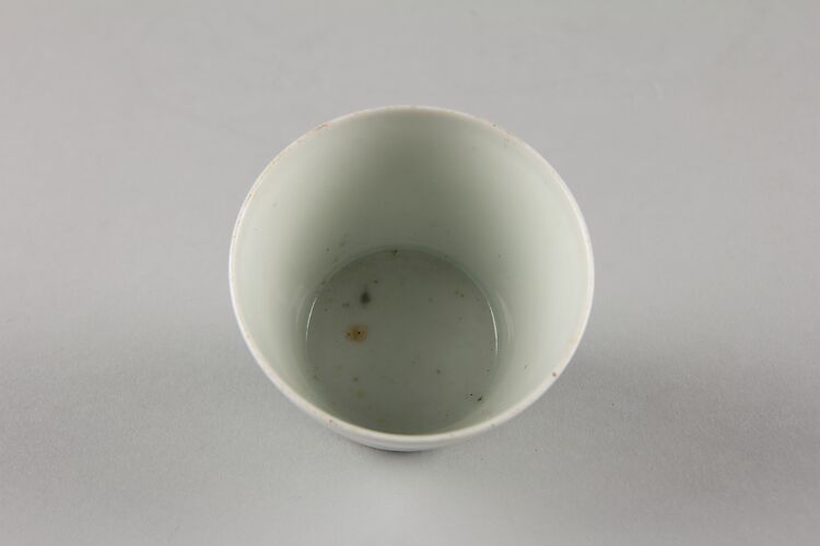 One from a Set of Five Soba Cups with Chrysanthemum Design